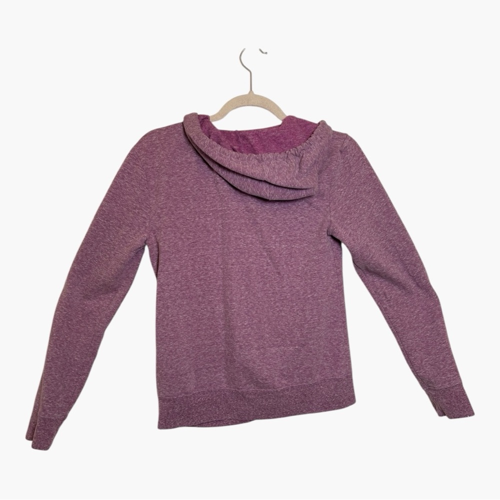 T4T Sustainable Apparel Purple Zip Hoodie Sweatshirt Cozy XS - Picture 3 of 6